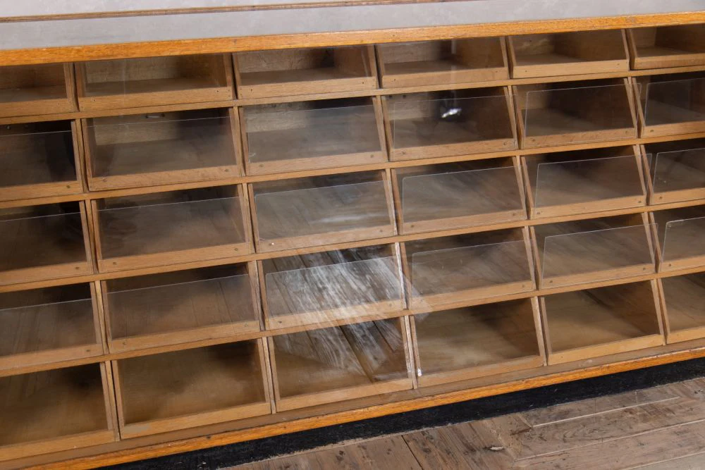 Large Mid-Century Counter Haberdashery - Image 3