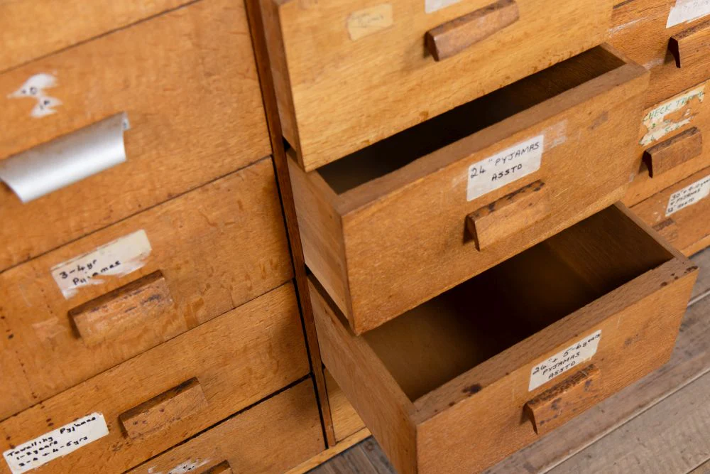 Large Mid-Century Counter Haberdashery - Image 8