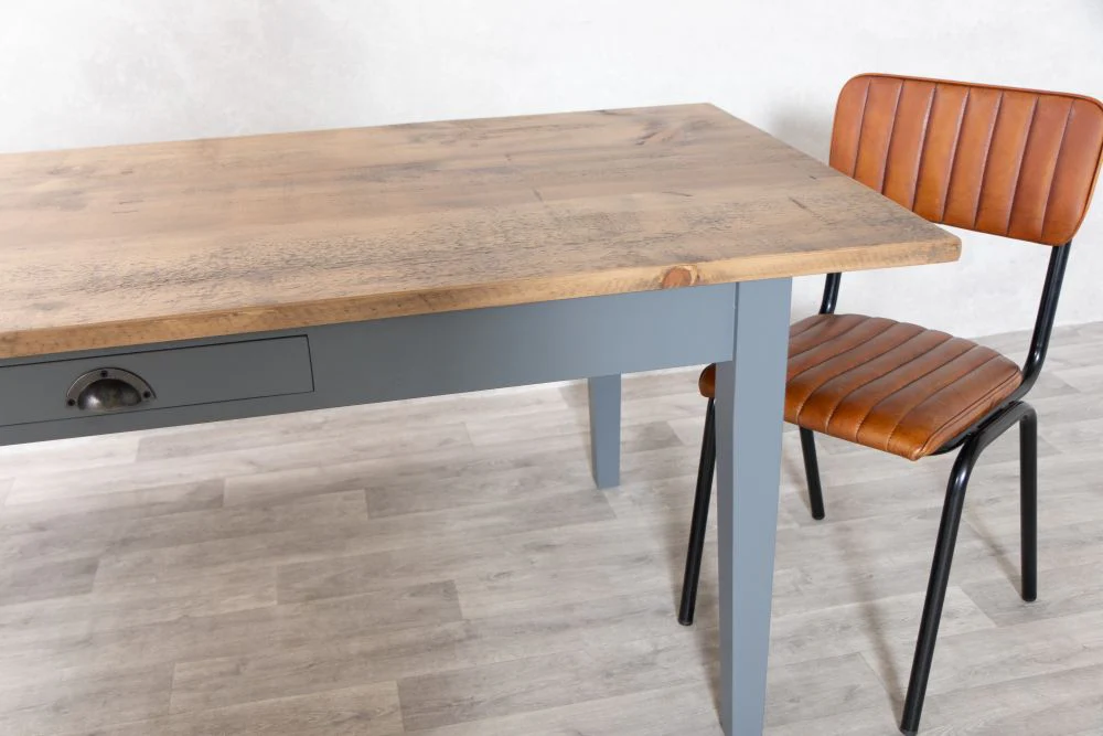 Bespoke Reclaimed Pine French Farmhouse Dining Table - Image 4
