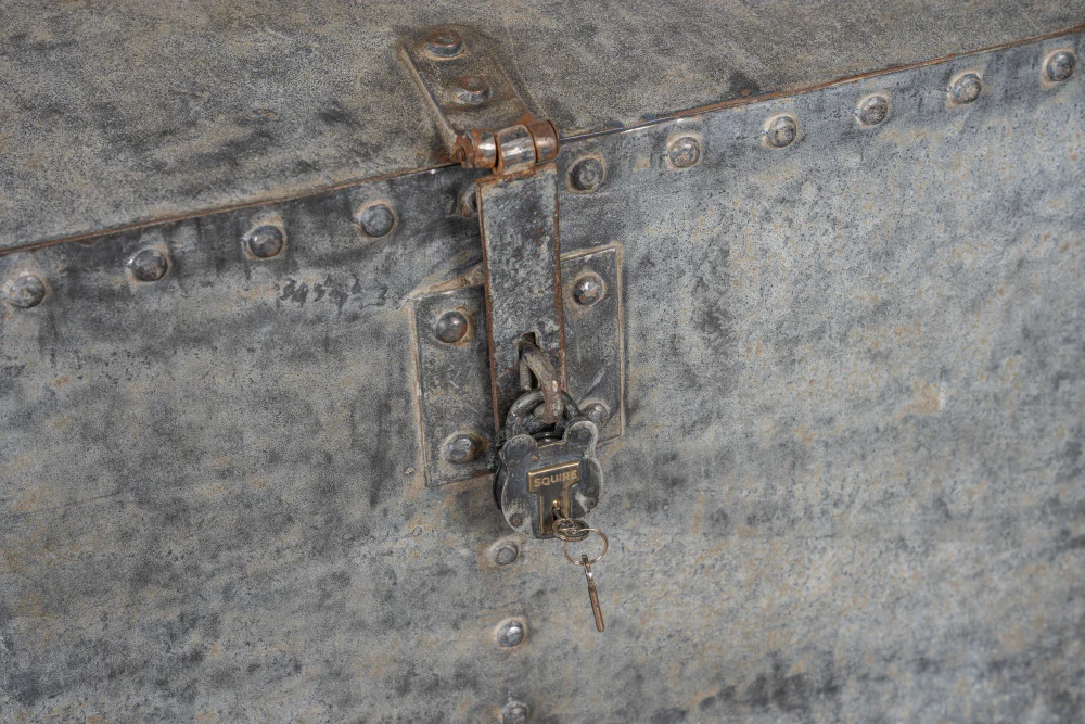 Large Galvanised Storage Bin - Image 5