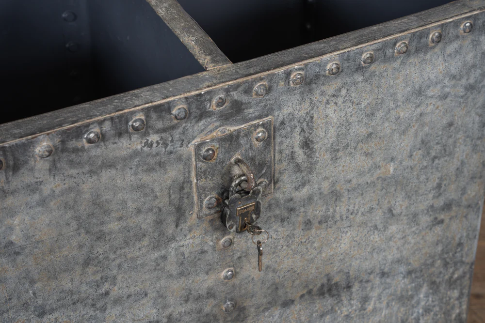 Large Galvanised Storage Bin - Image 7