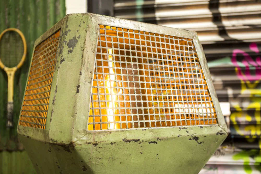 Large Industrial Metal Lights - Image 8
