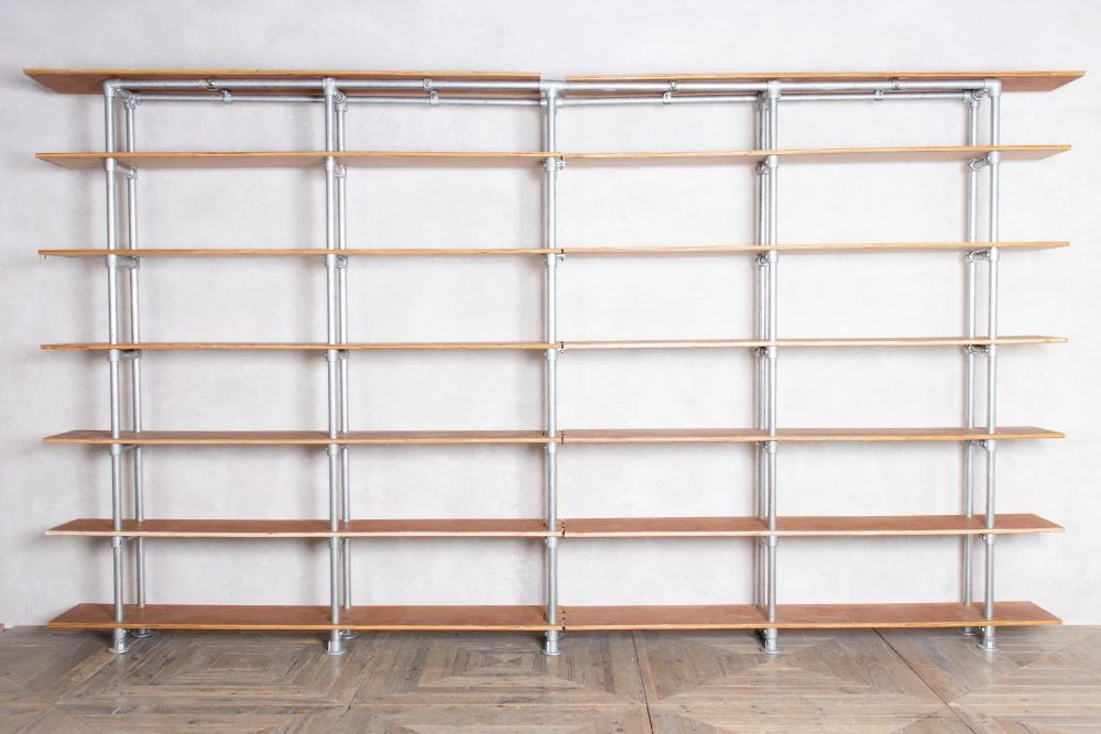 Large Vintage Industrial Shelving Unit - Image 2