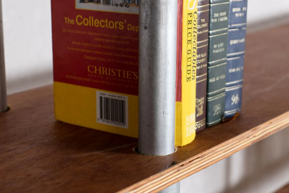 Large Vintage Industrial Shelving Unit - Image 4