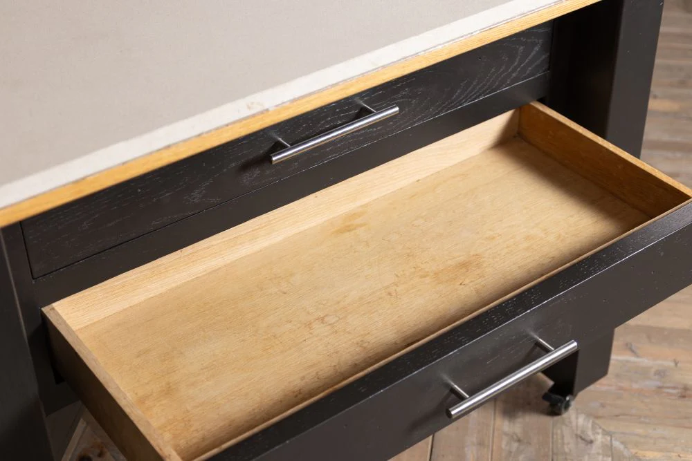 Large Kitchen Table Island on Castors - Image 13