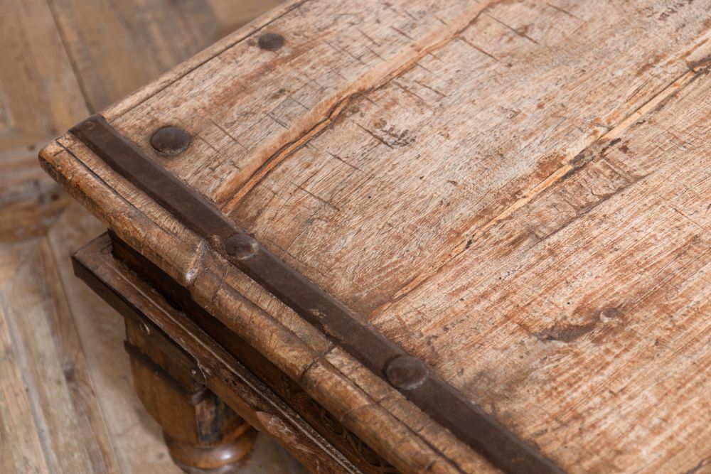 Large Moroccan Vintage Coffee Table - Image 7