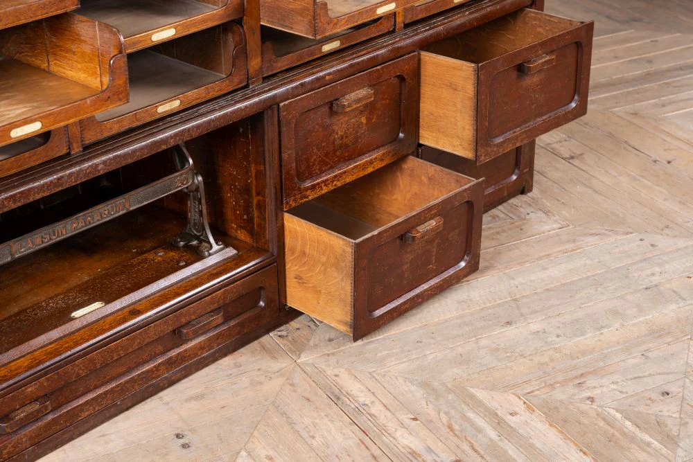 Large Edwardian Pigeonhole Haberdashery - Image 4