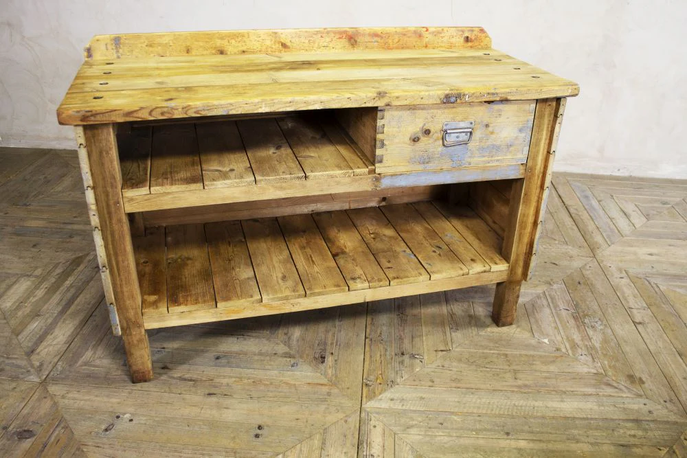 Large Rustic Pine Sideboard - Image 5