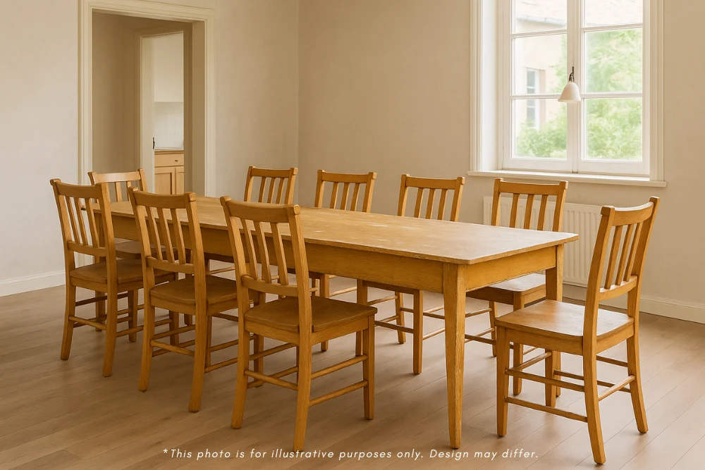 Large Pine Farmhouse Table - Image 2