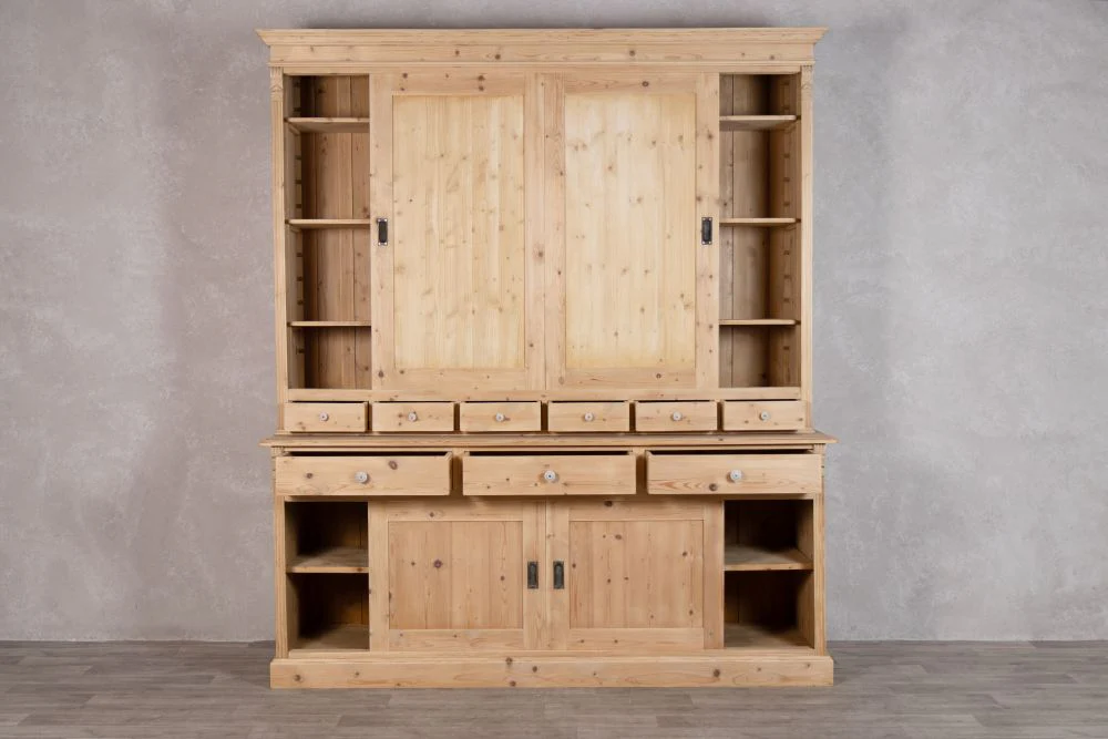 Large Pine Housekeepers Cupboard - Image 3