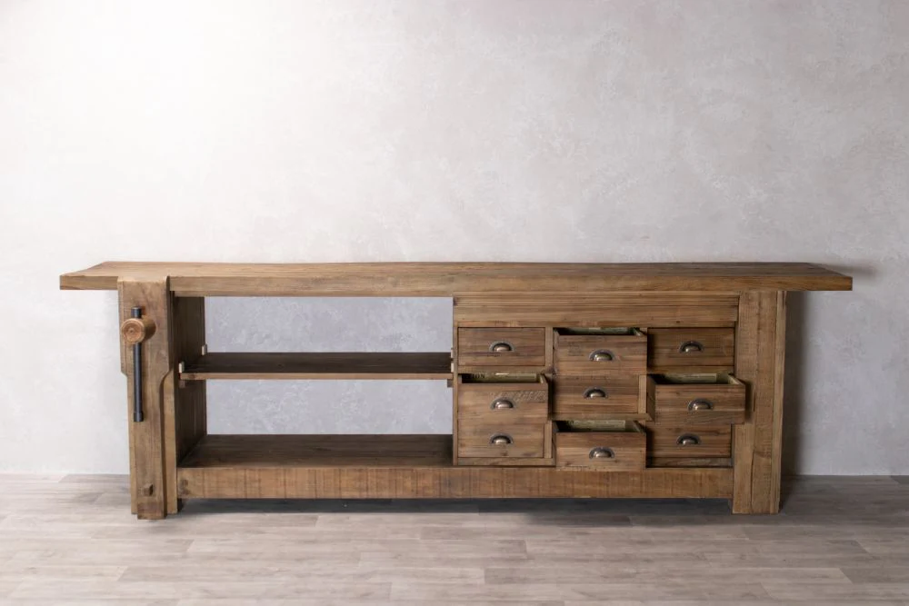 Large Rustic Sideboard with Vice - Image 3