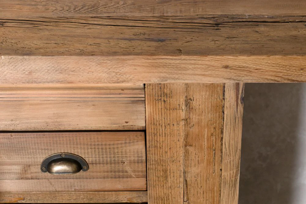 Large Rustic Sideboard with Vice - Image 5