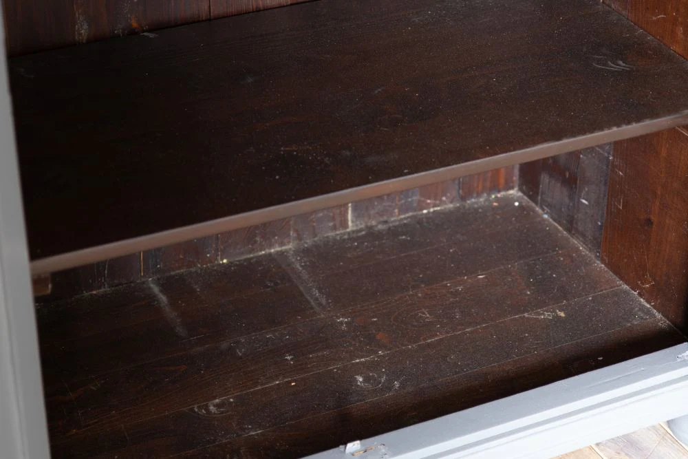 Large Vintage Pine Bookcase - Image 8