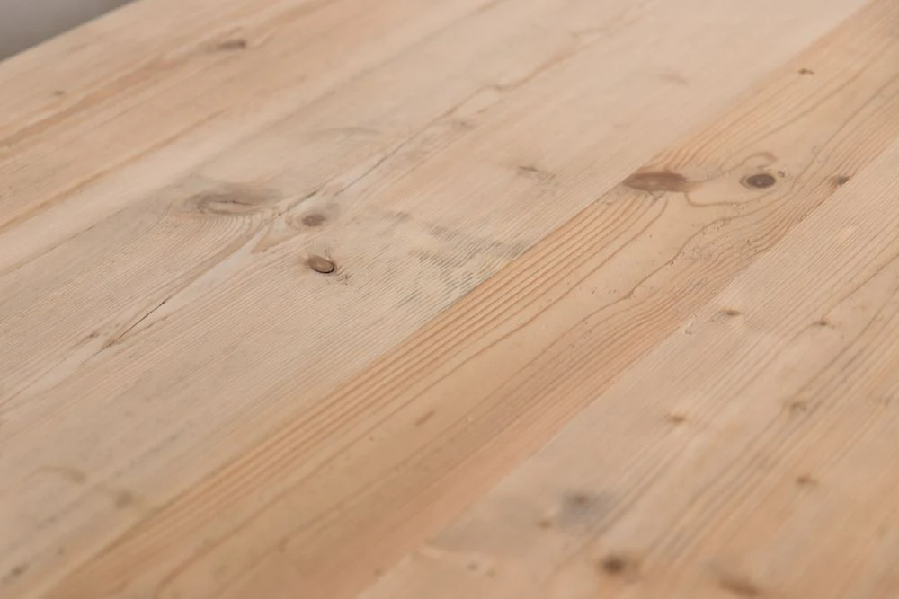 Large Vintage Pine Dining Table - Image 2