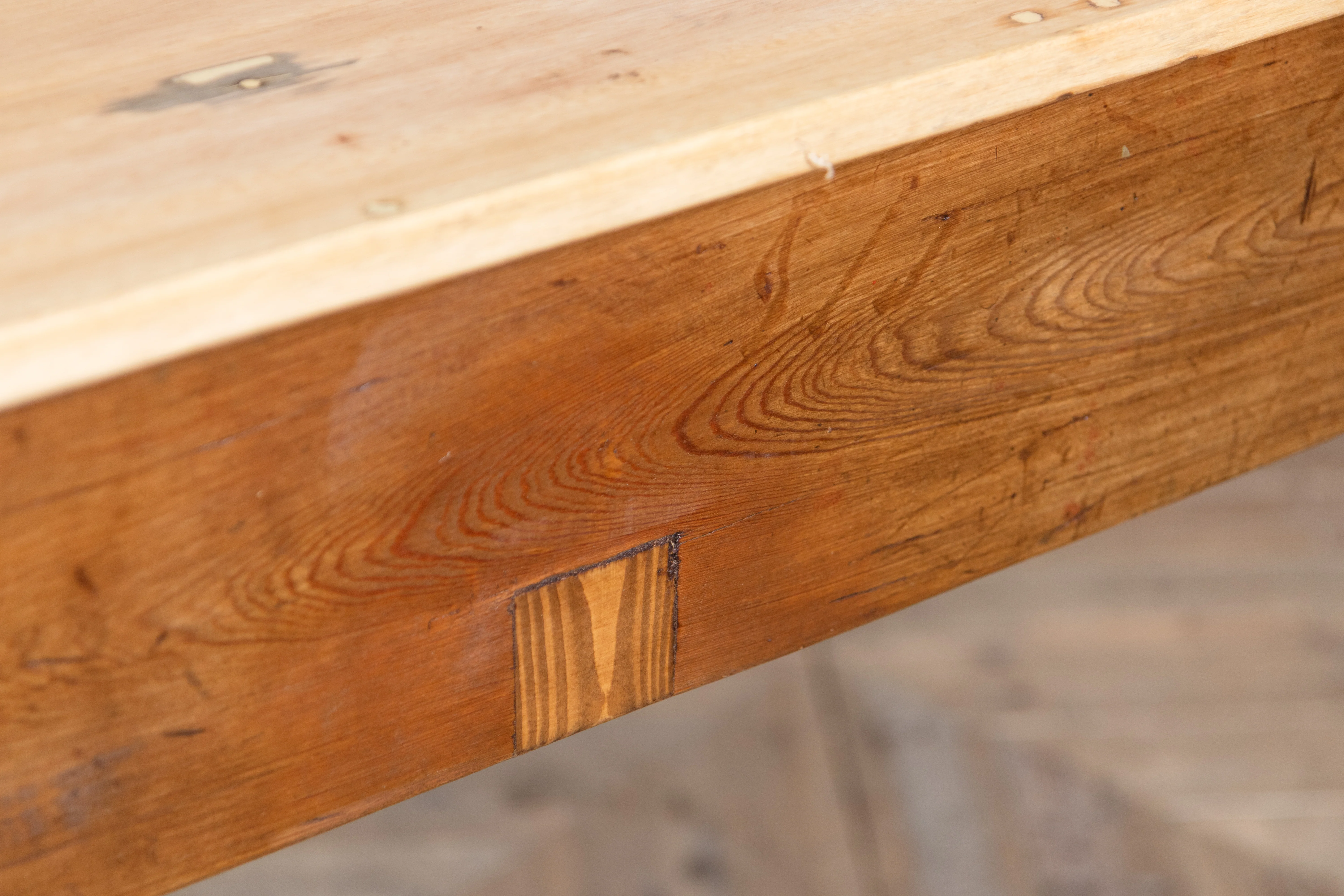 Large Wooden Posing Serving Table - Image 6