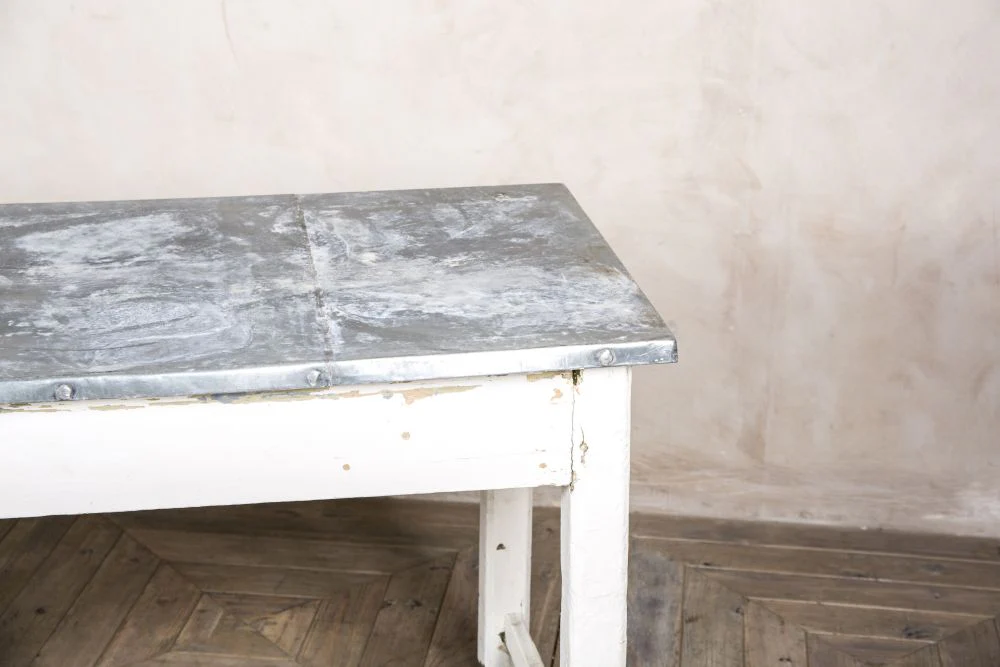 Large Zinc Top Baking Table - Image 2