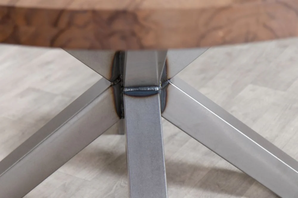 Leamington Round Oak Dining Table - Image 12