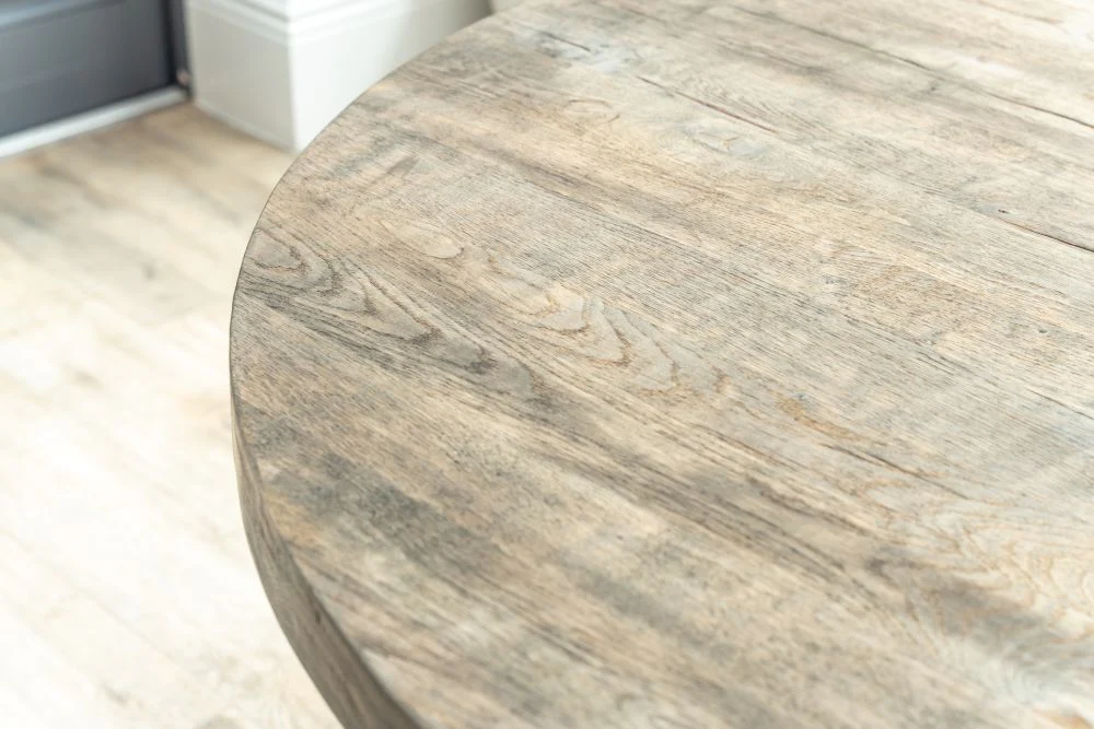 Leamington Round Oak Dining Table - Image 18