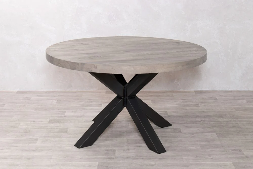 Leamington Round Oak Dining Table - Image 27