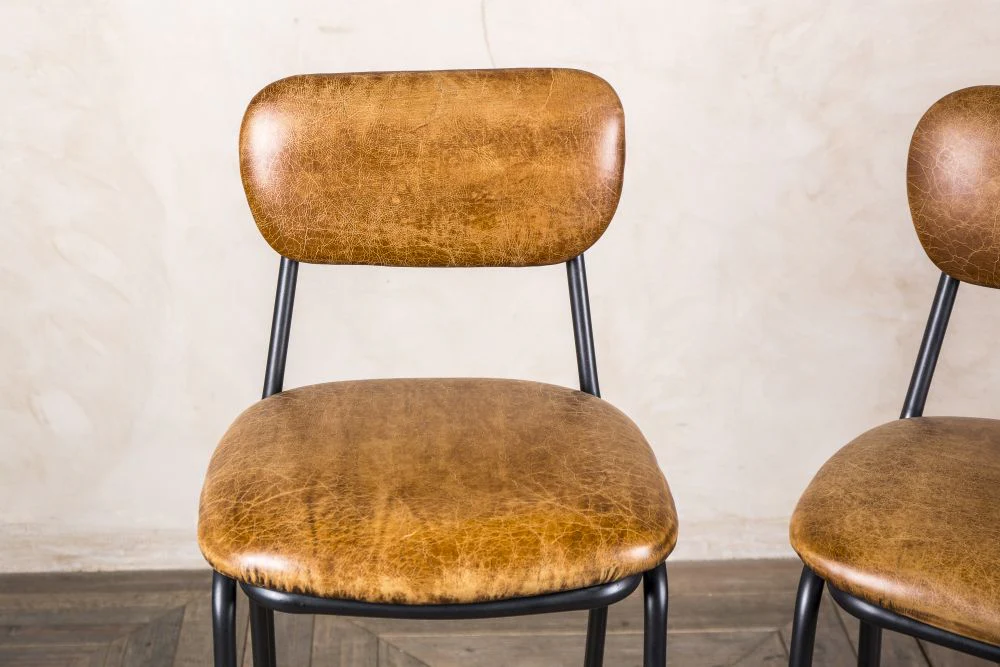 Strand Leather Bar Stools - Image 3