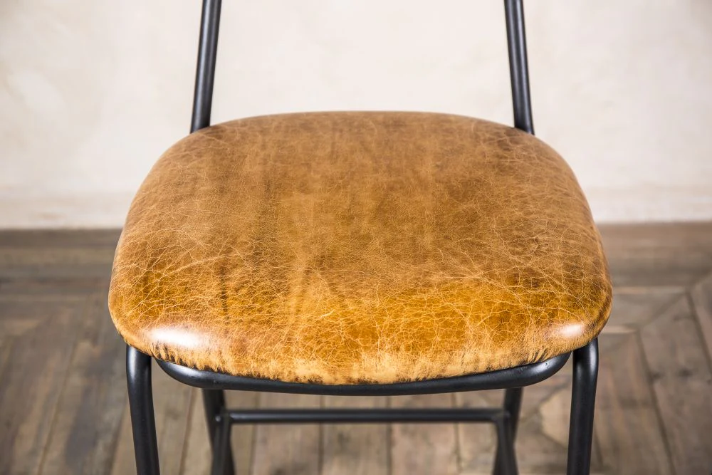 Strand Leather Bar Stools - Image 5