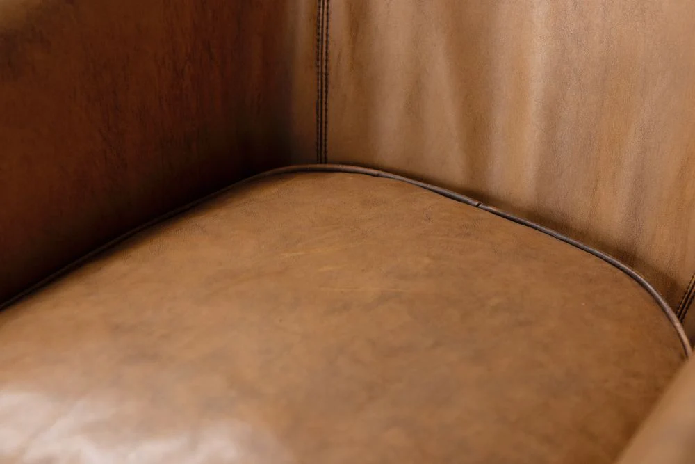 Wolseley Leather Tub Armchair - Image 7