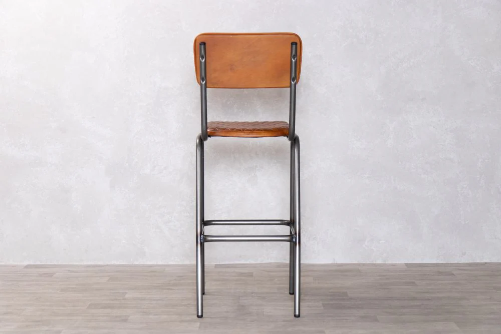 Princeton Leather Upholstered Bar Stools - Image 4