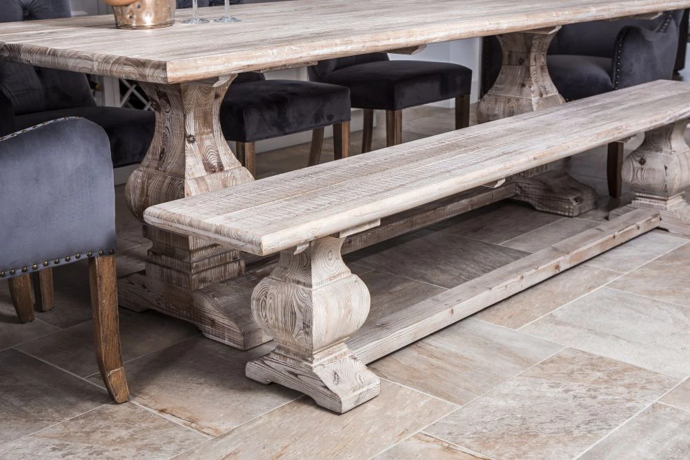 Limed Elm Bench Range - Image 3