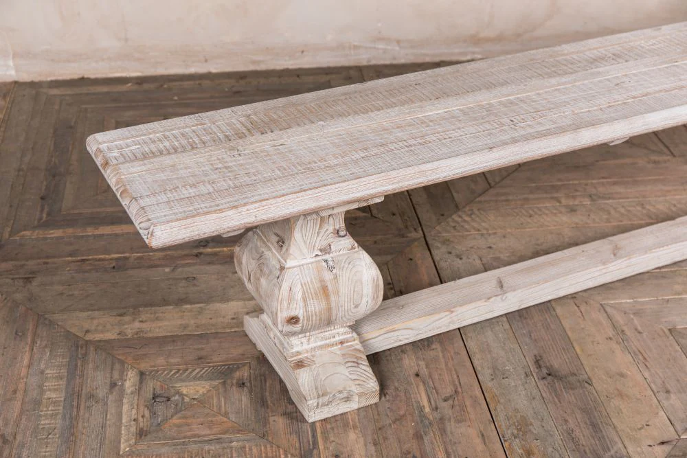 Limed Elm Bench Range - Image 8