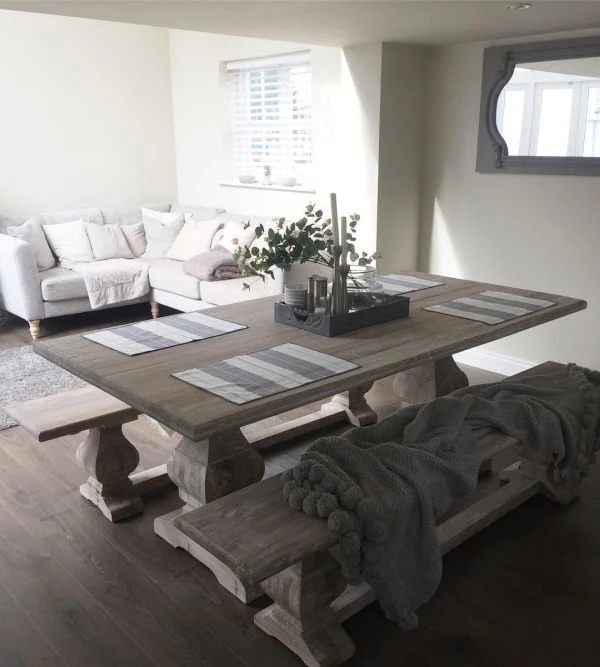 Limed Elm Bench Range - Image 9