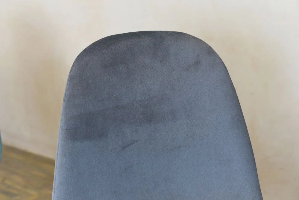 Set of Four Lola Velvet Dining Chairs - Image 3