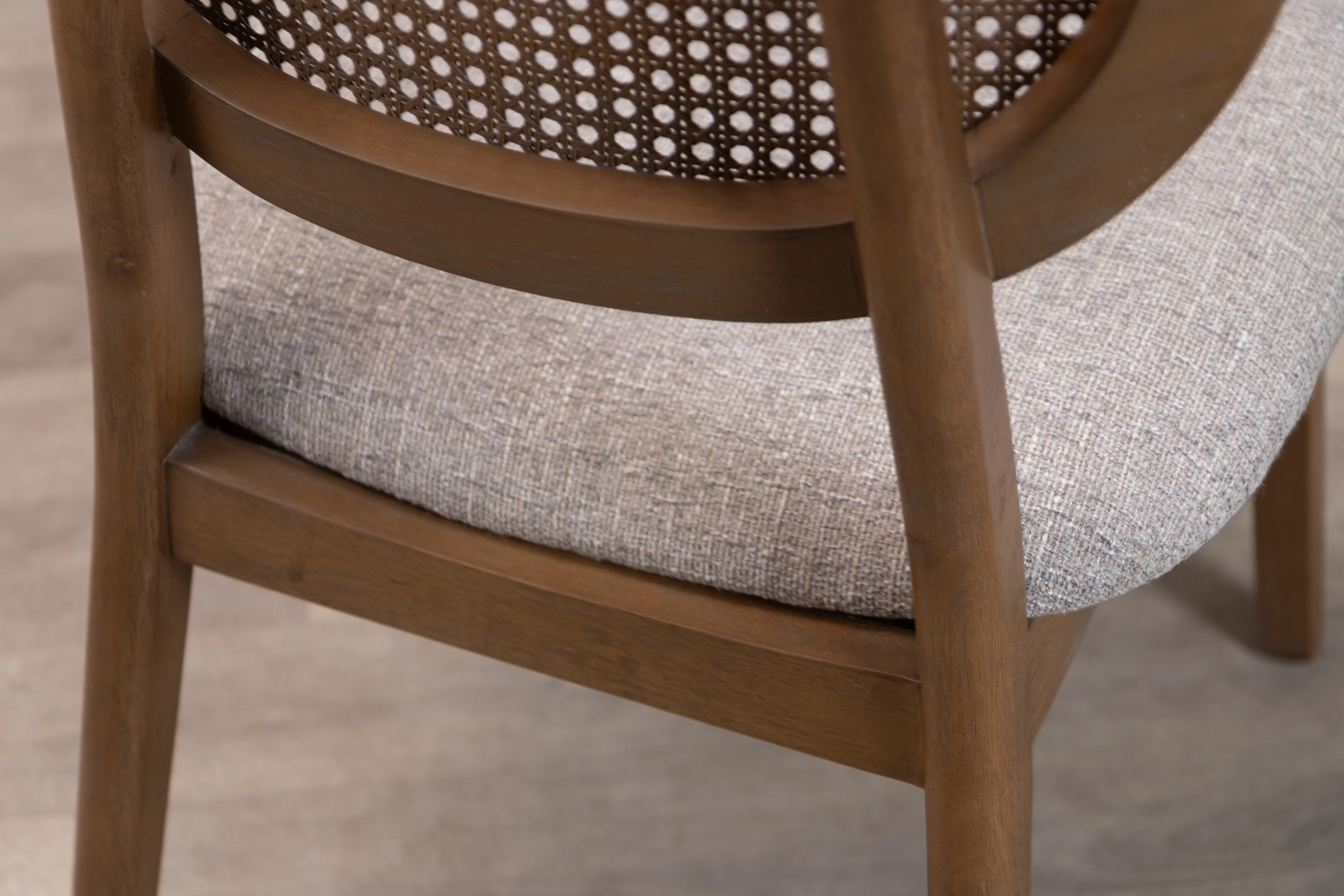 Lucca Dining Chair in Sand - SECONDS ITEM - Image 3