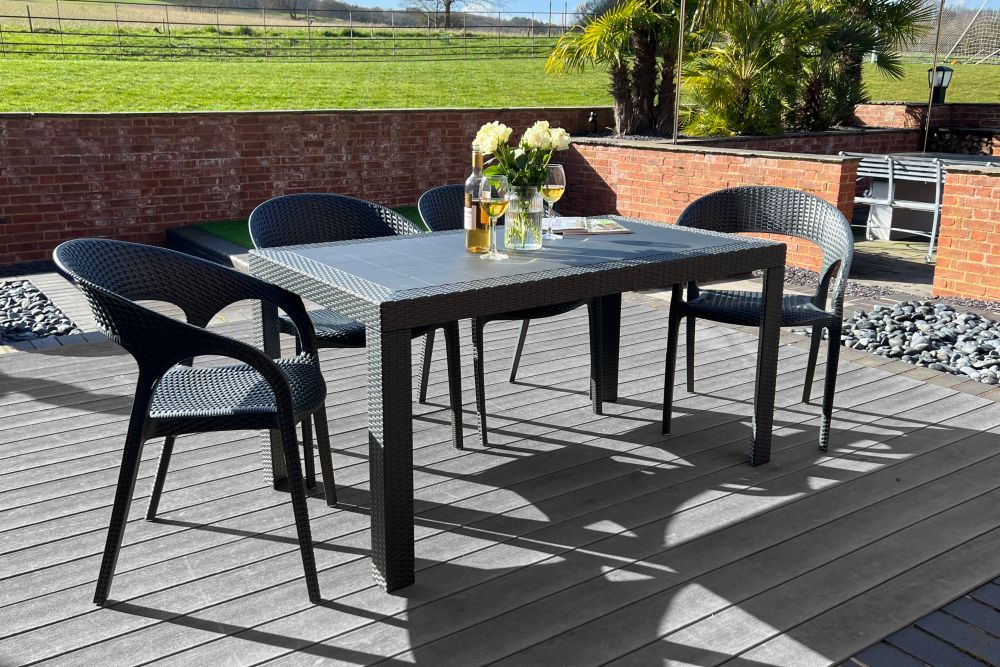 Madrid Outdoor Dining Table - 140cm - Image 7