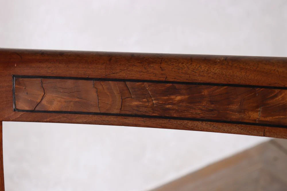 George III Mahogany Dining Side Chair with Arms - Image 3