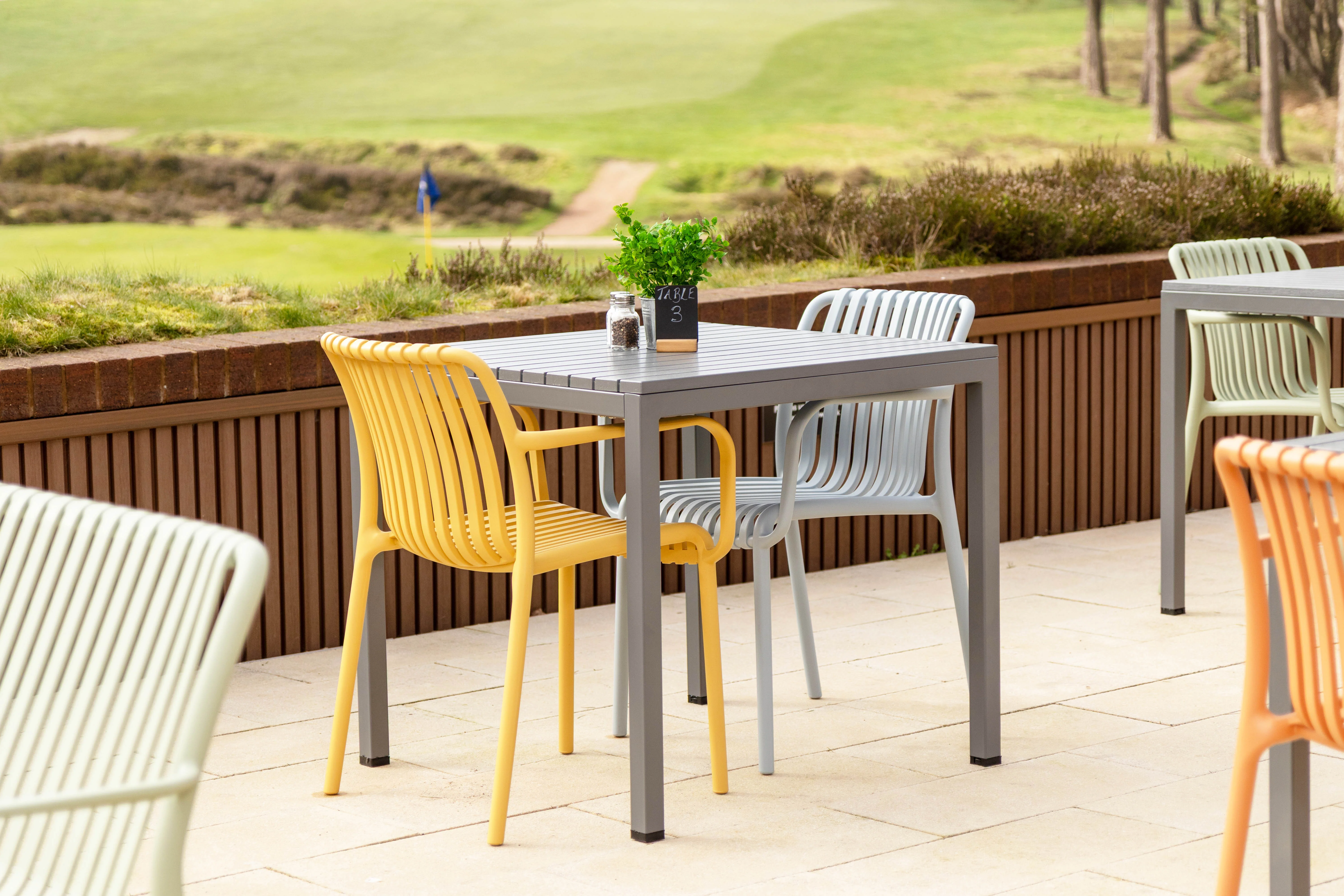 Maldives Outdoor Stacking Carver Chair - Image 4