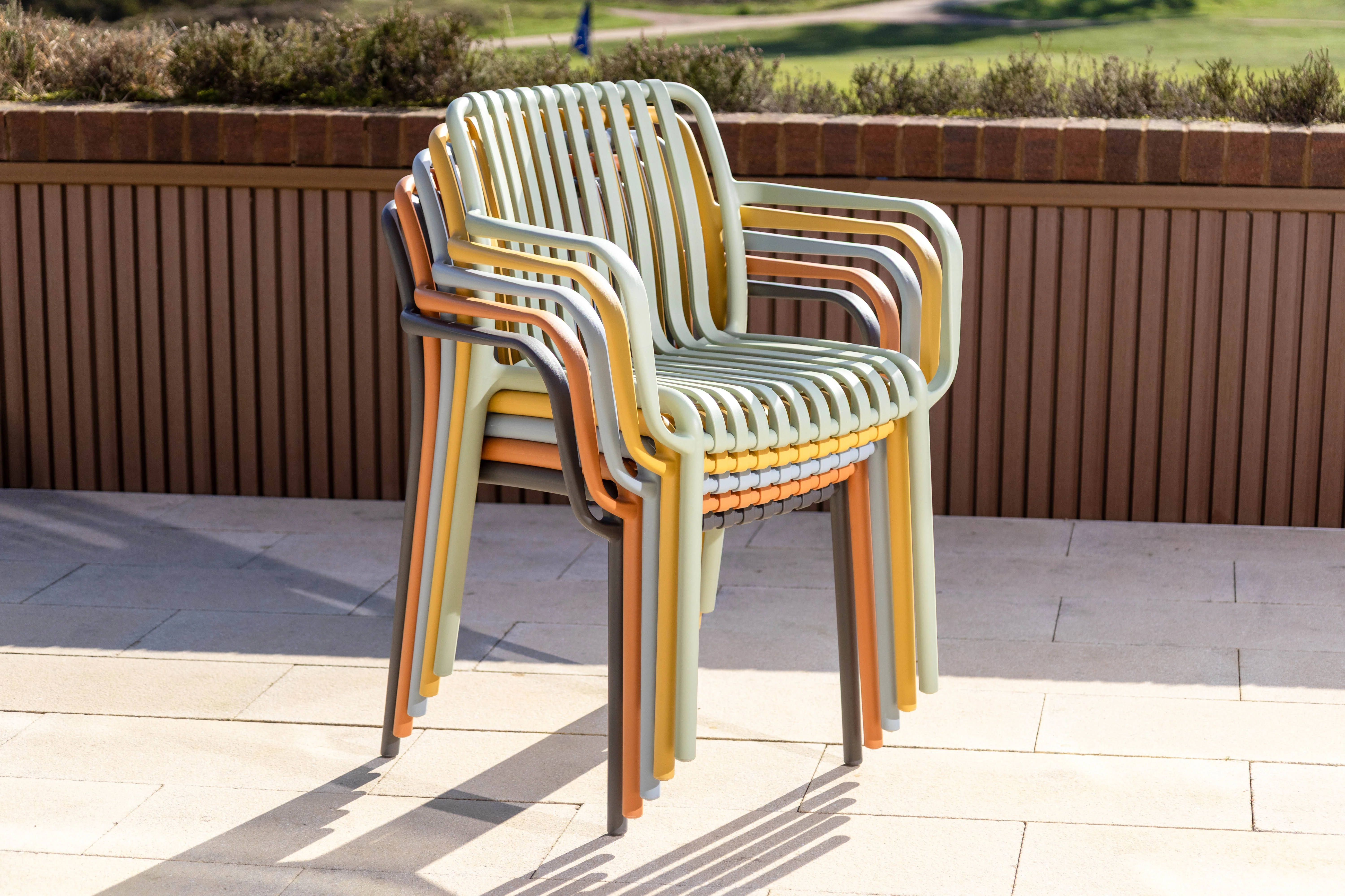 Maldives Outdoor Stacking Carver Chair - Image 6