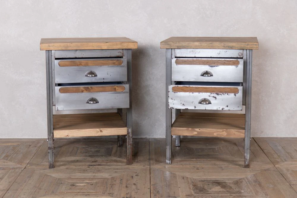 Metal Butchers Block Sideboard - Image 5