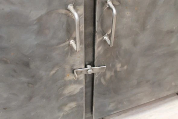 Large Metal Industrial Sideboard - Image 6