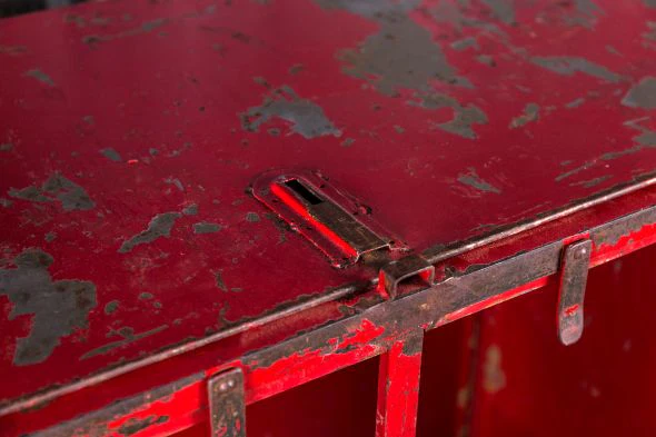 Red Metal Storage Locker - Image 6
