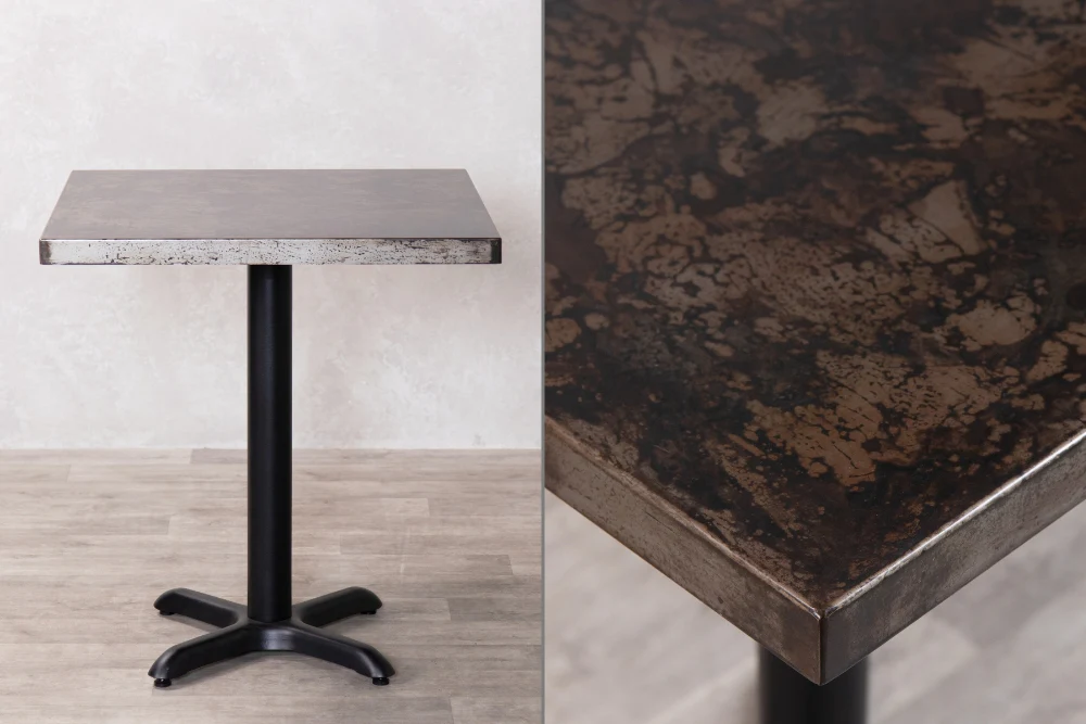 Metal Top Café Table Range