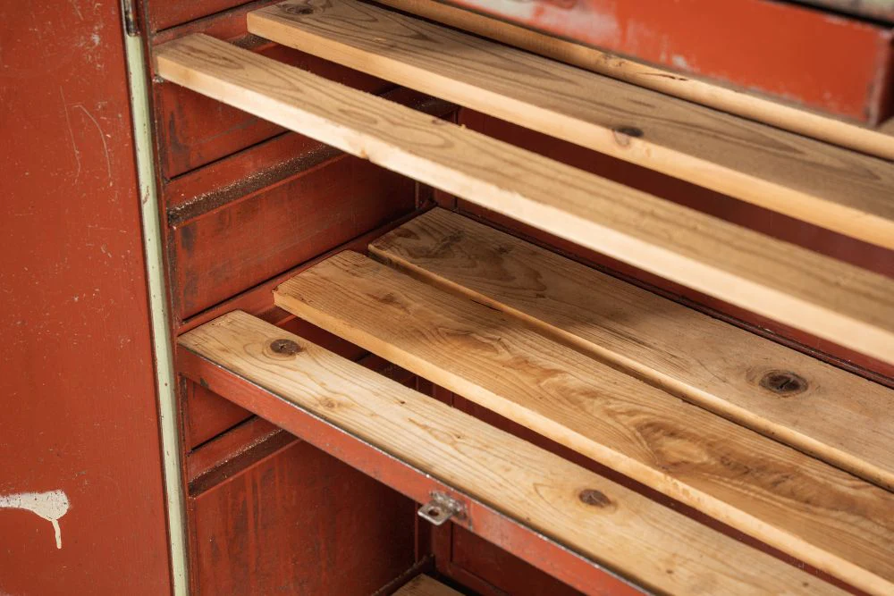Vintage Metal Workshop Storage Cupboard - Image 14