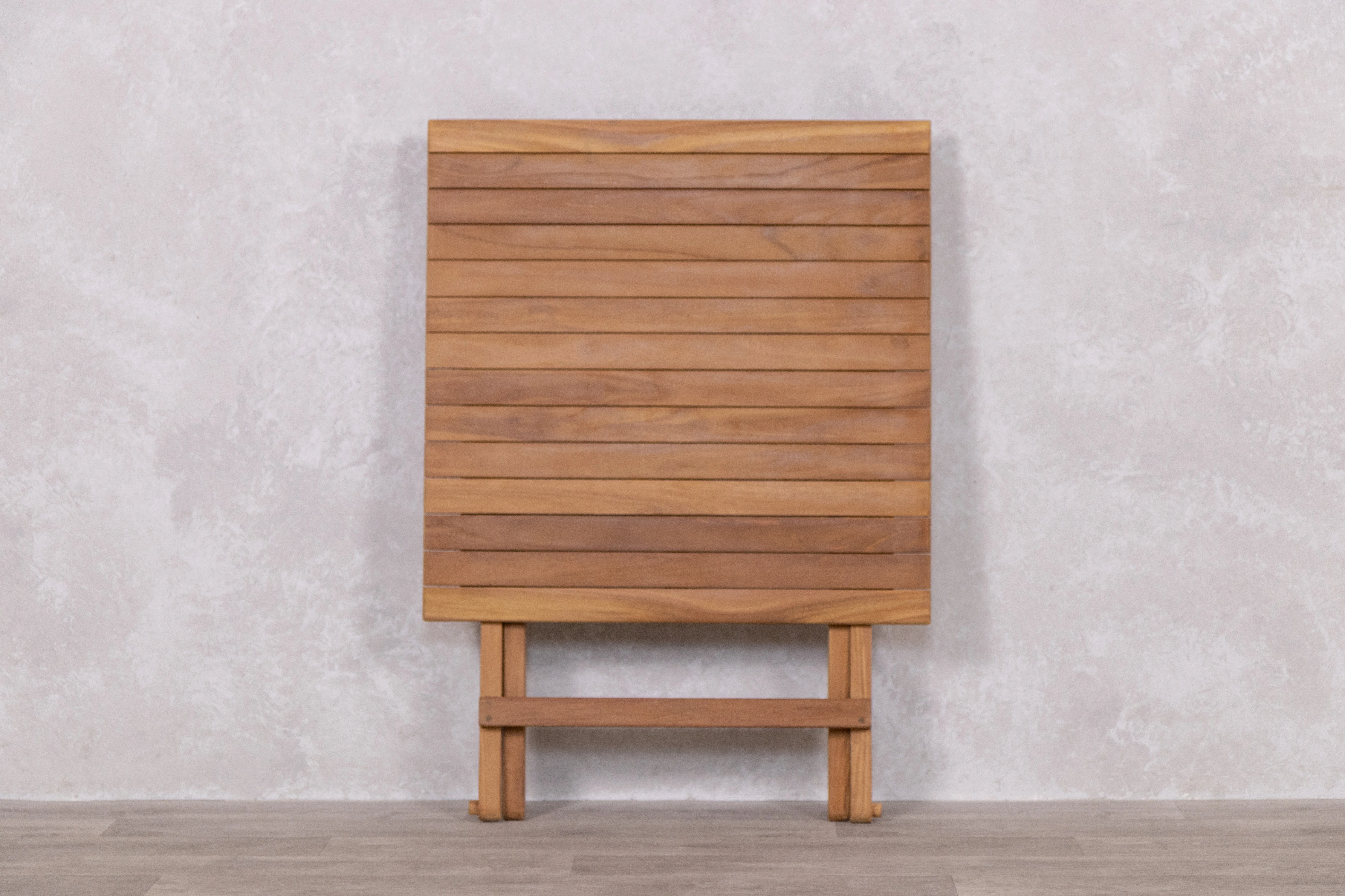 Meza Square Teak Outdoor Folding Table - Image 11