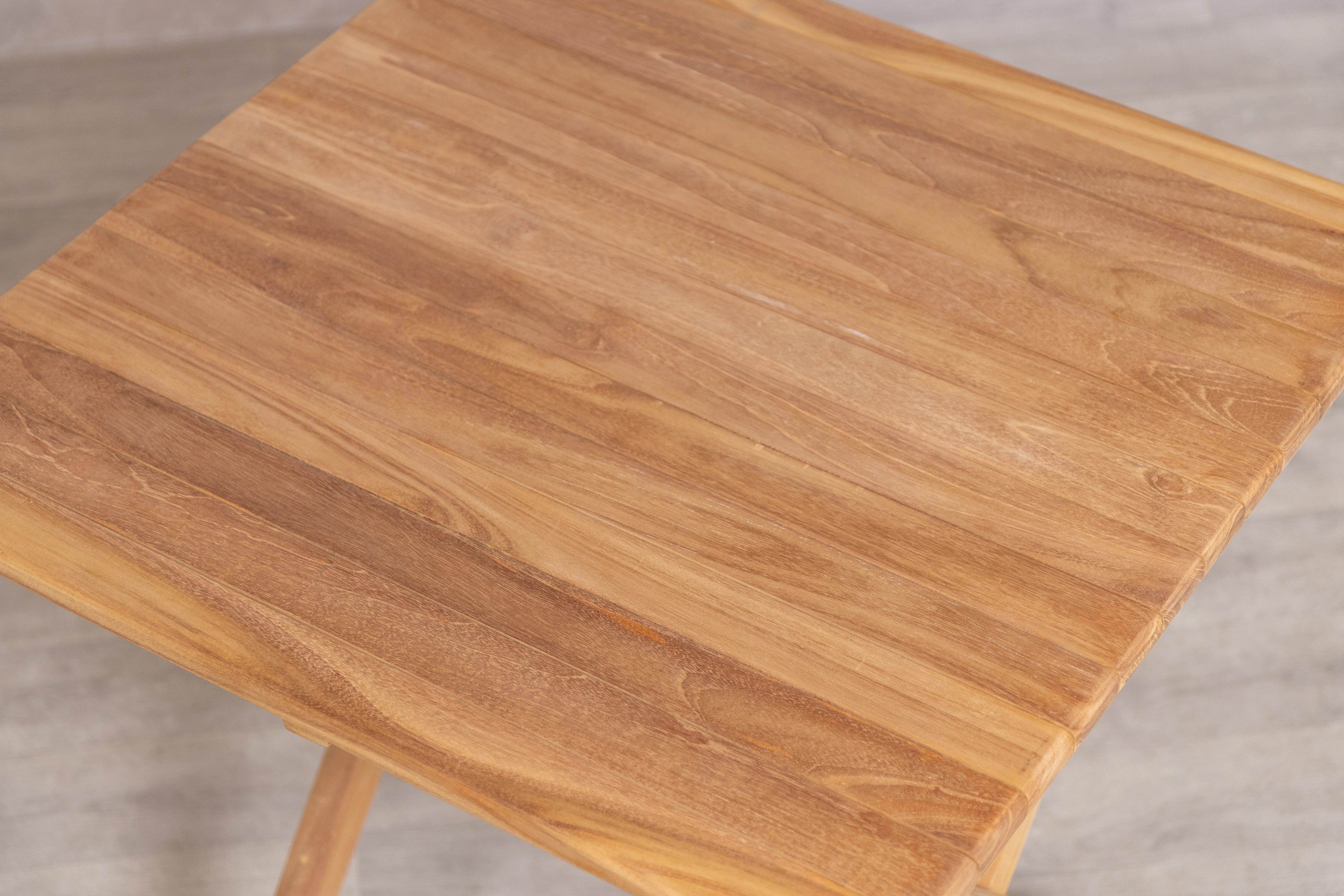 Meza Square Teak Outdoor Folding Table - Image 13