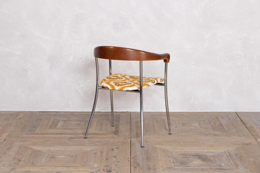 Mid Century Chrome Stacking Chair - Set of 4 - Image 5