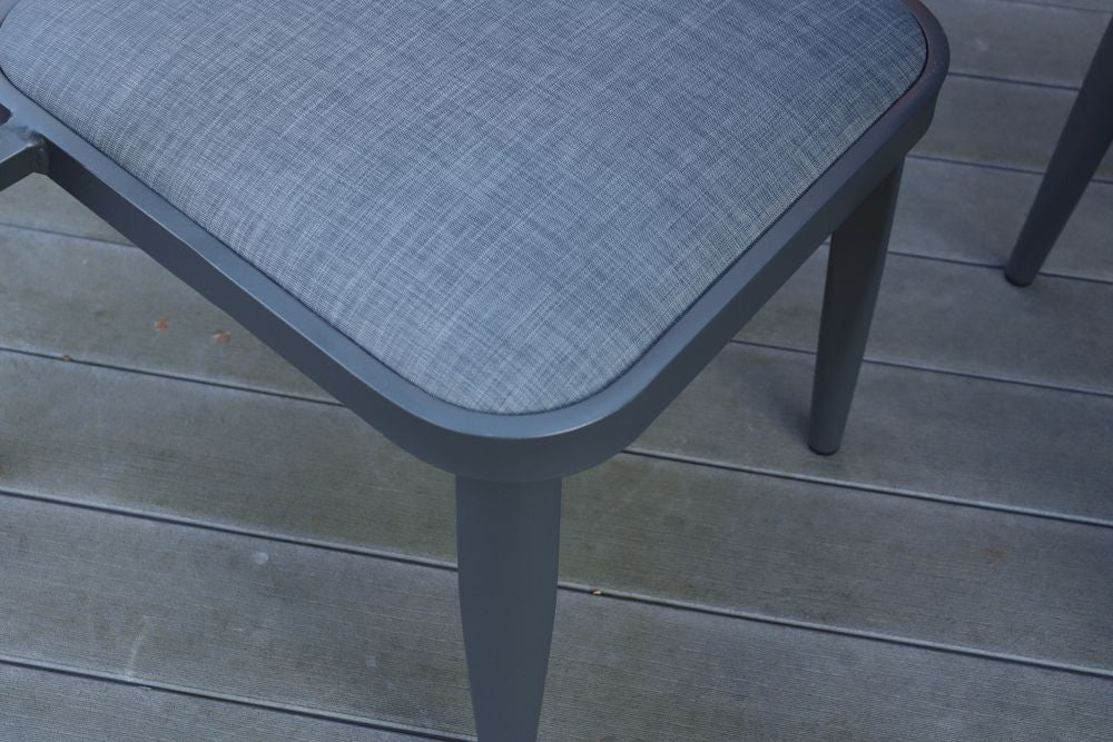 Milan Aluminium Rope Back Stacking Garden Chair - Image 18