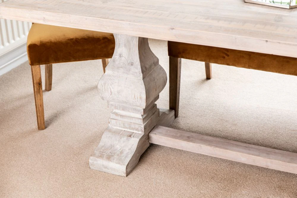 Monastery Reclaimed Pine Dining Table - Image 11