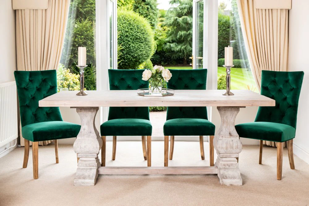 Monastery Reclaimed Pine Dining Table - Image 9