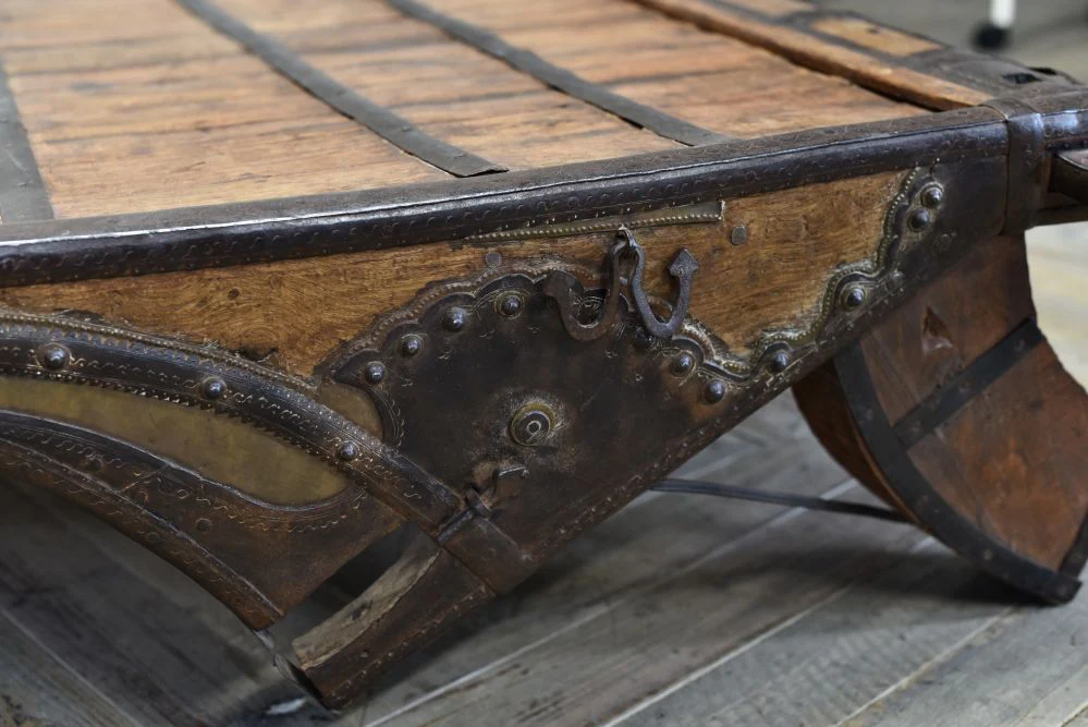 Moroccan Teak Coffee Table - Image 4