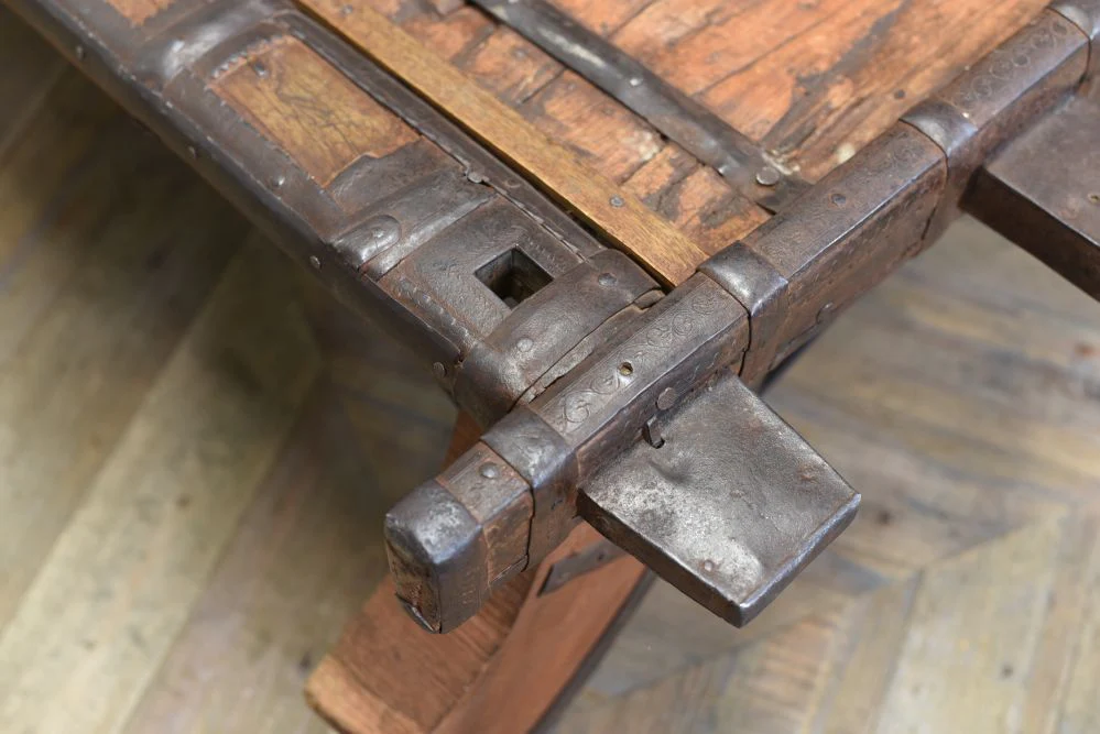 Moroccan Teak Coffee Table - Image 7
