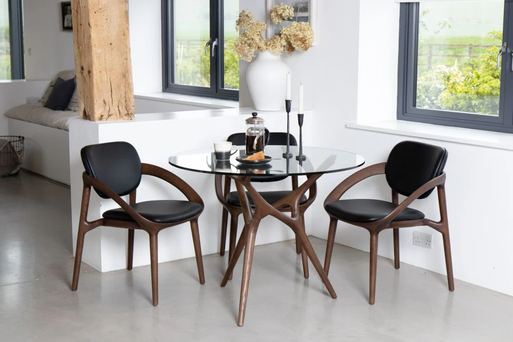 Mulberry Scandi Style 100cm Dining Table Range